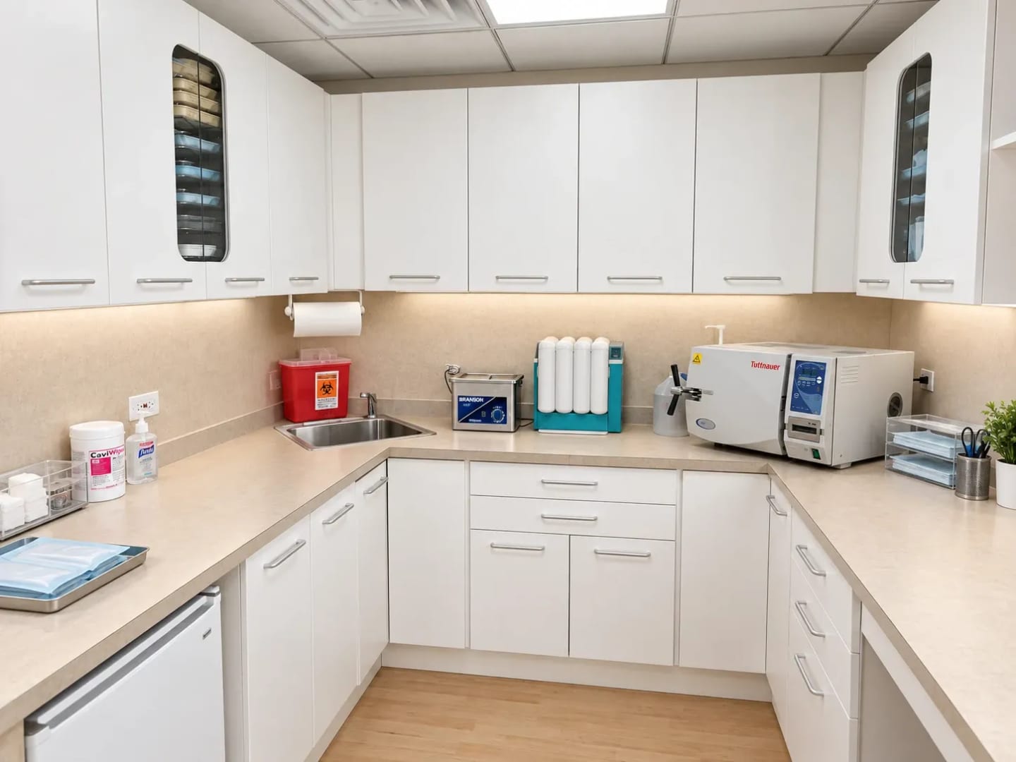 Instrument sterilization room